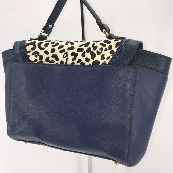 Antonio Melani Top Handle Satchel  Cobalt Blue - Picture 5 of 8